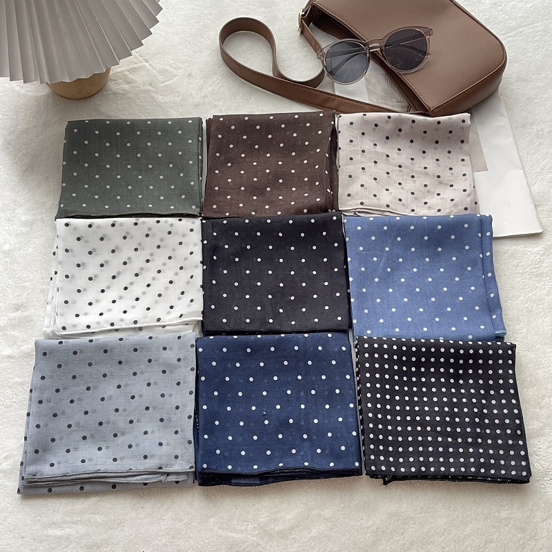 Bandana Cotton - Syal Rambut Wanita Syal Persegi Katun
