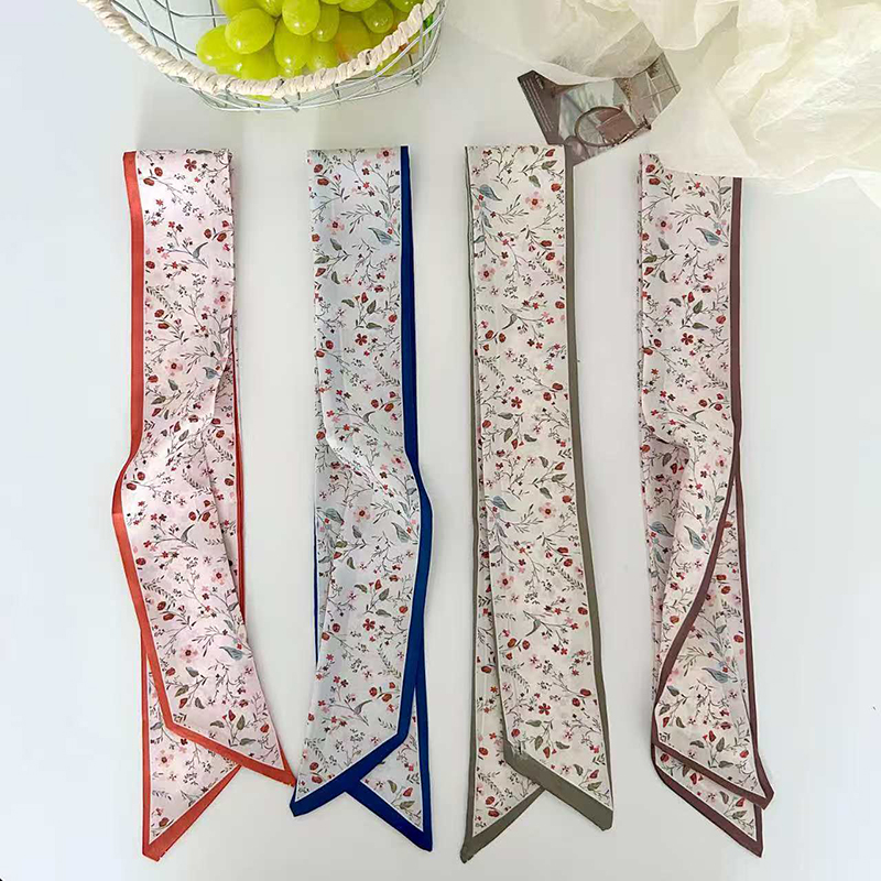 Silk Neck Scarf - Kedatangan Baru 2026 Syal Satin Tipis