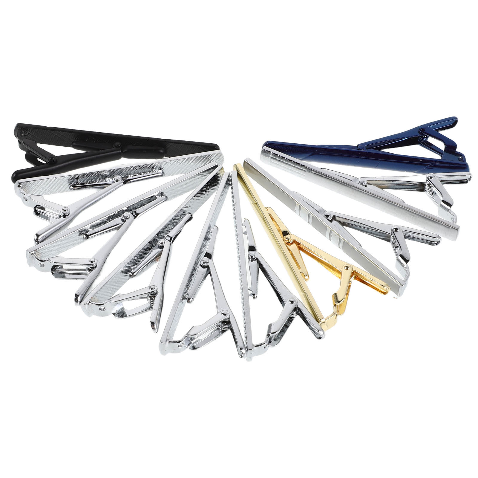 Tie Bar Set Gift - 10Pcs Set Penjepit Dasi Elegan Tembaga