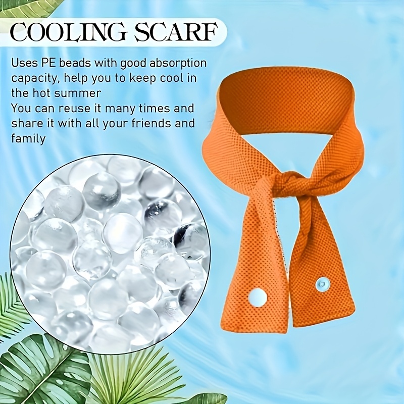 Silk Neck Scarf - Kain Penutup Leher Pendingin, Bandana, Handuk