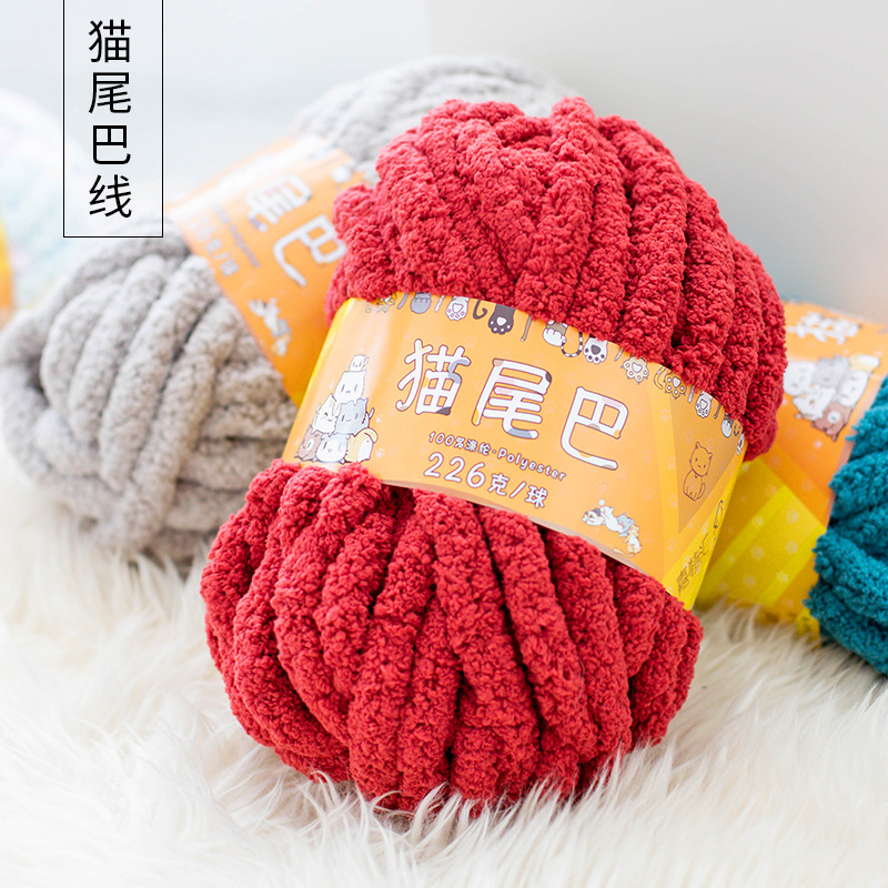 Woven Scarf Blanket - Benang kasar Super untuk tempat tidur
