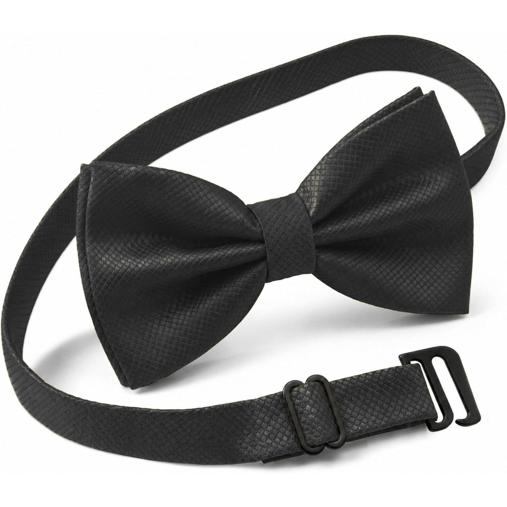 Bow Tie Pre Tied - Dasi Kupu-kupu Poliester Solid untuk Pria