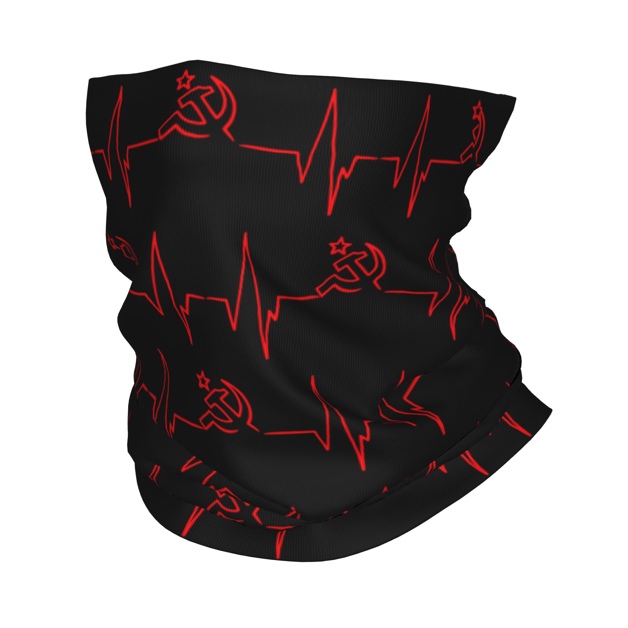 Neck Warmer Tube - Bandana Leher Anti Angin Motif Bendera