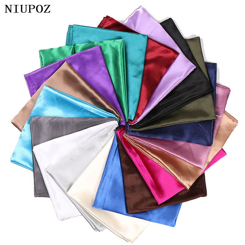 Scarf Silk Square - Fashion Wanita 90*90Cm Syal Sutra Imitasi
