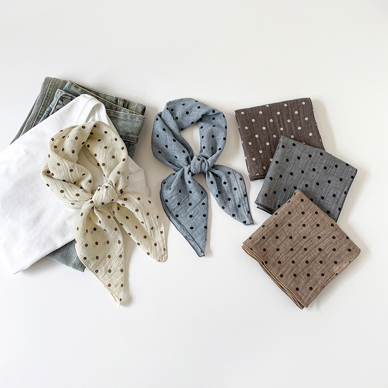 Bandana Cotton - Syal Persegi Warna Solid Baru Bahan