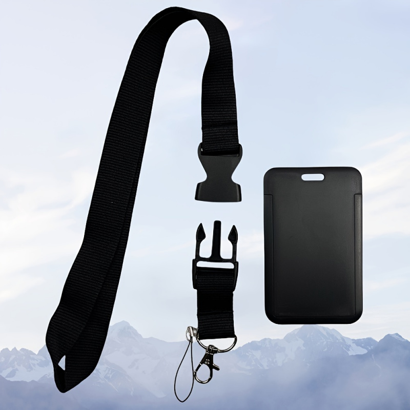 Lanyard Badge Holder - Set Tempat Kartu Identitas dengan Tali