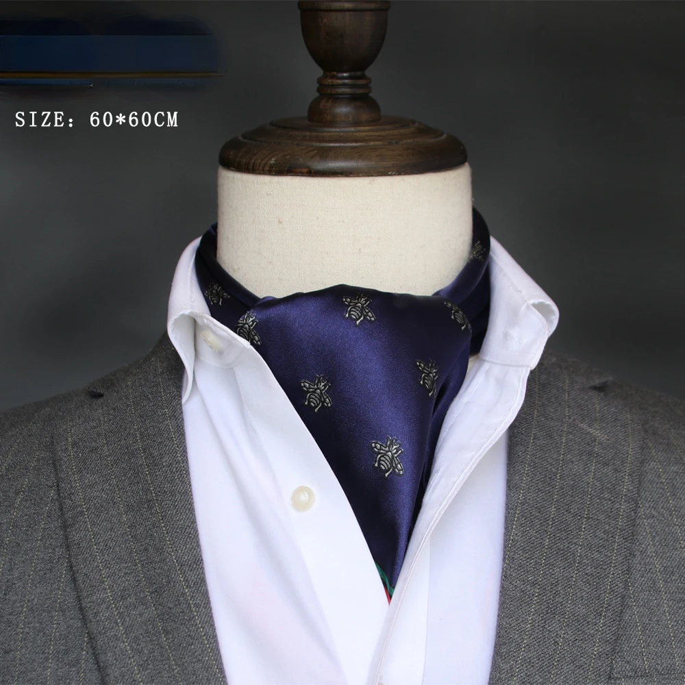 Bandana Cotton - Syal sutra pria Inggris syal sutra