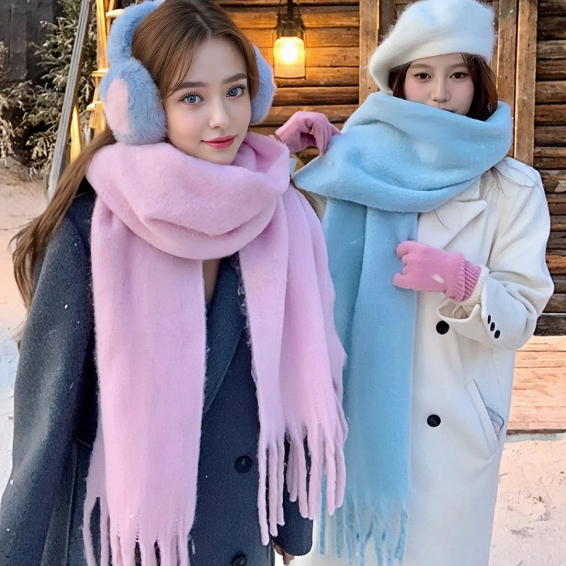 Woven Scarf Blanket - Syal Musim Dingin untuk Wanita Kasmir