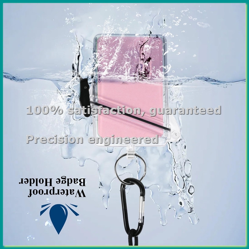 Lanyard Badge Holder - 5 Paket Tempat Kartu ID Tahan