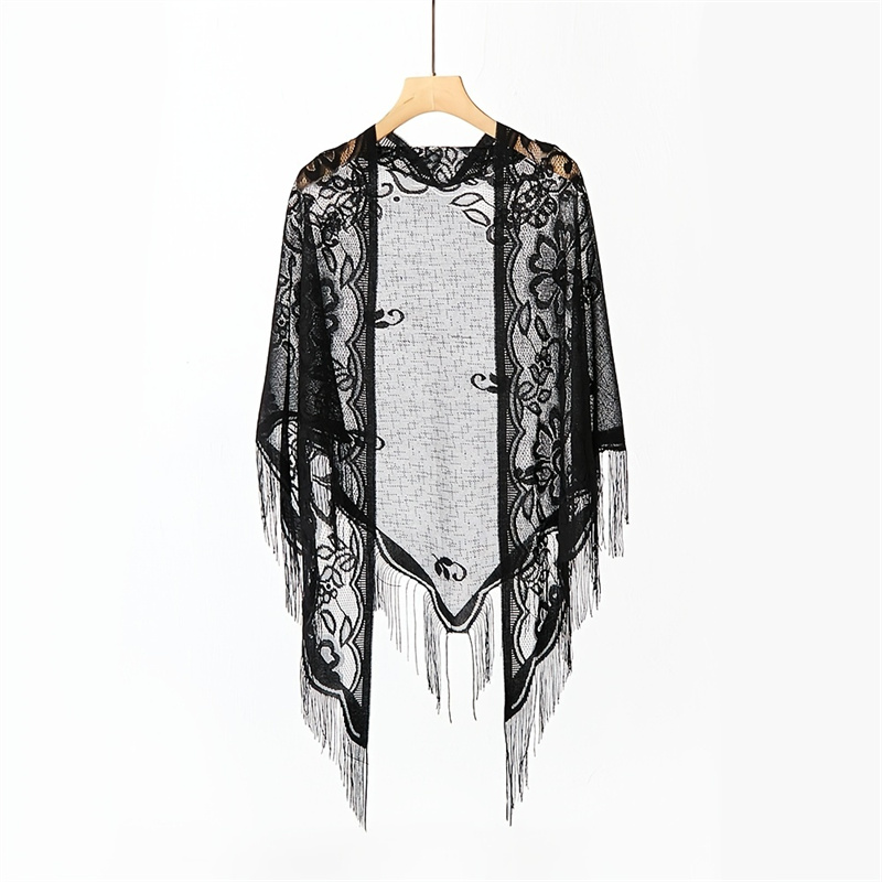 Stole Wedding Shawl - Syal renda bordir baru selendang syal