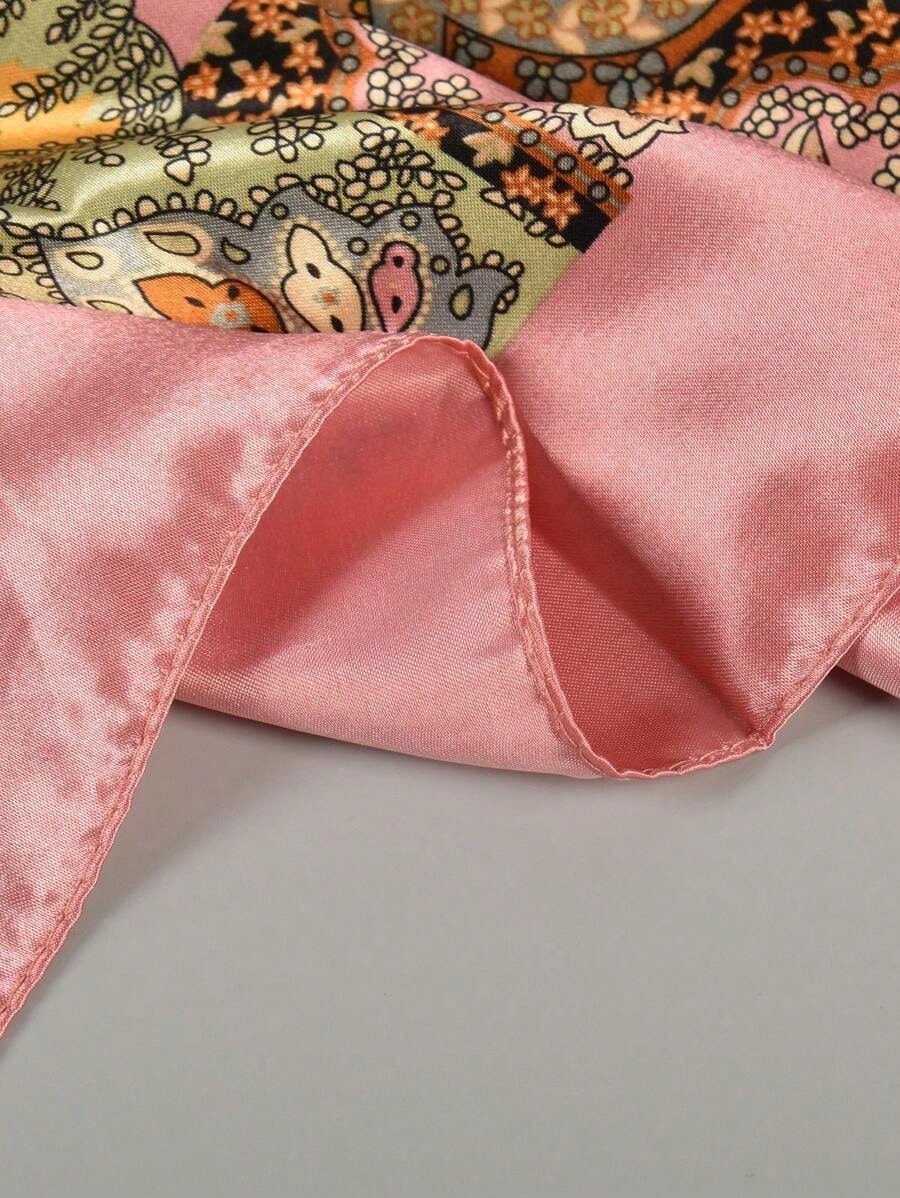 1 Buah Syal Cetak Tenun Pola P - Face Scarf Mask ulasan dan harga