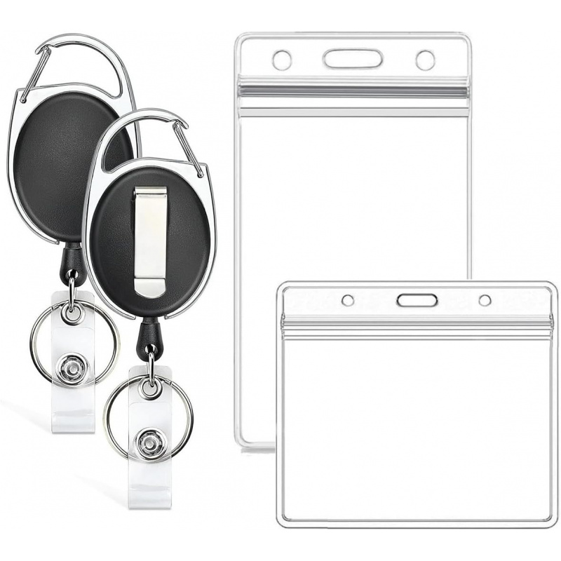 2 Paket Tempat Kartu Identitas - Lanyard Badge Holder ulasan dan harga