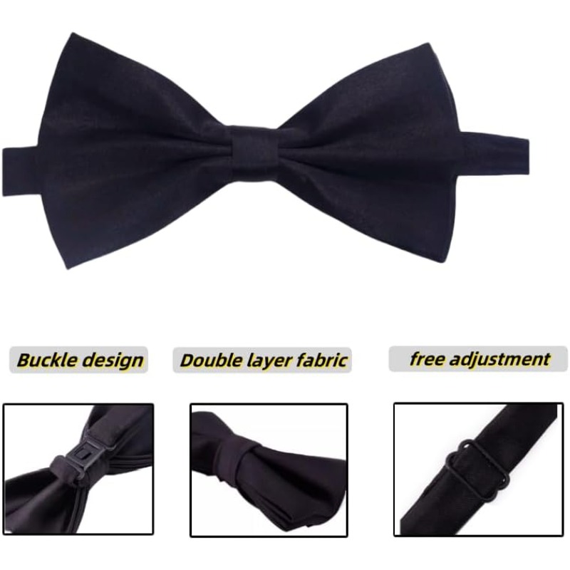 Kostum Pria Era 1920-an Topi F - Bow Tie Pre Tied ulasan dan harga