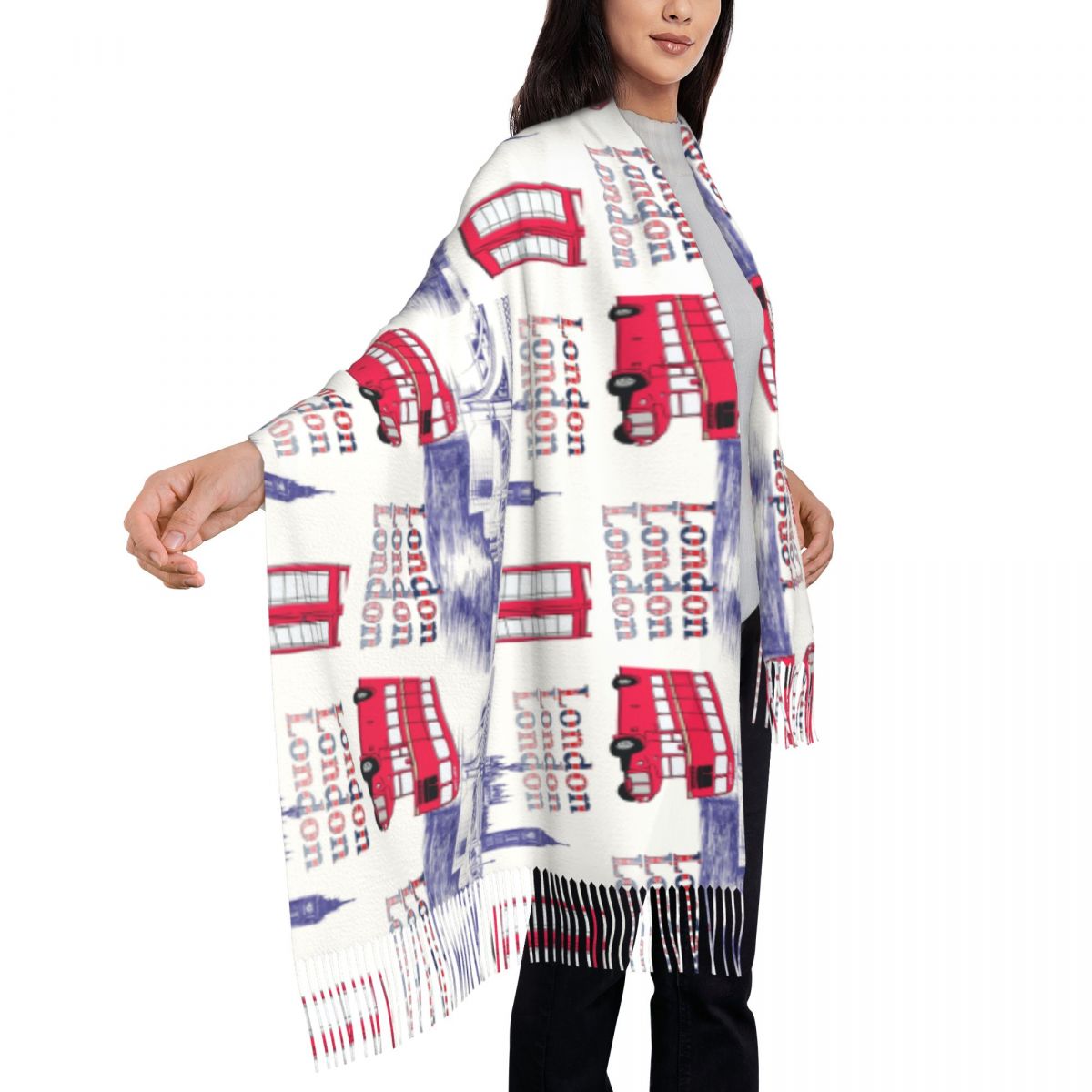 Selendang Panjang Besar Hangat - Pashmina Wrap Large ulasan dan harga