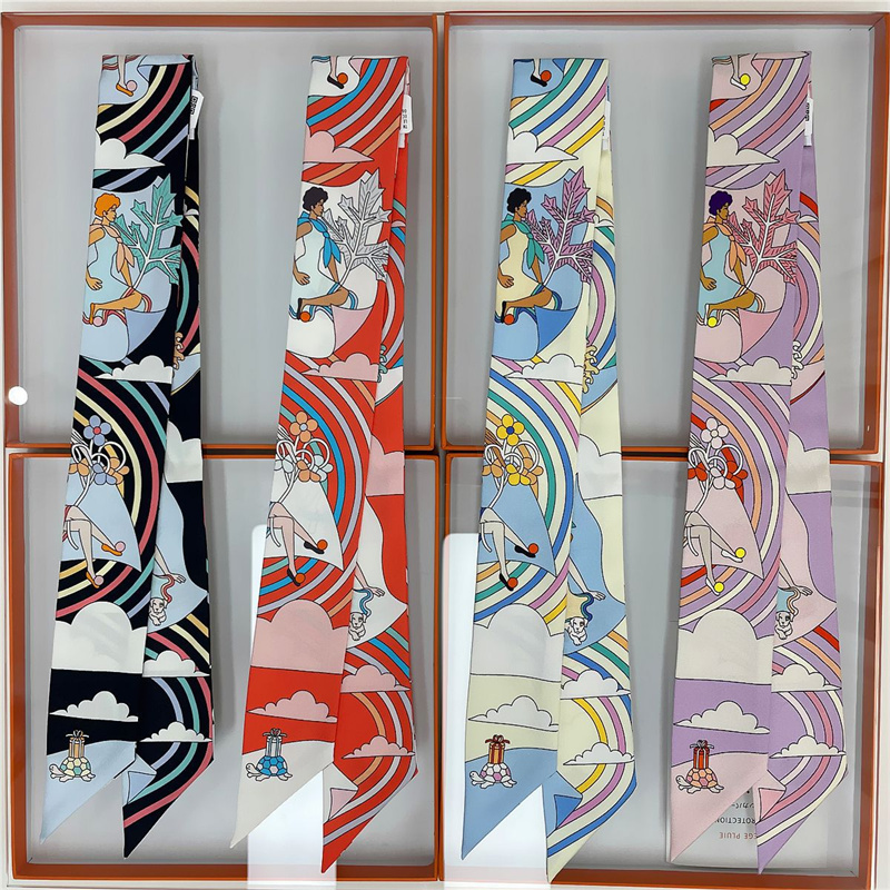Syal Sutra Murbei 100% Wanita  - Silk Neck Scarf ulasan dan harga