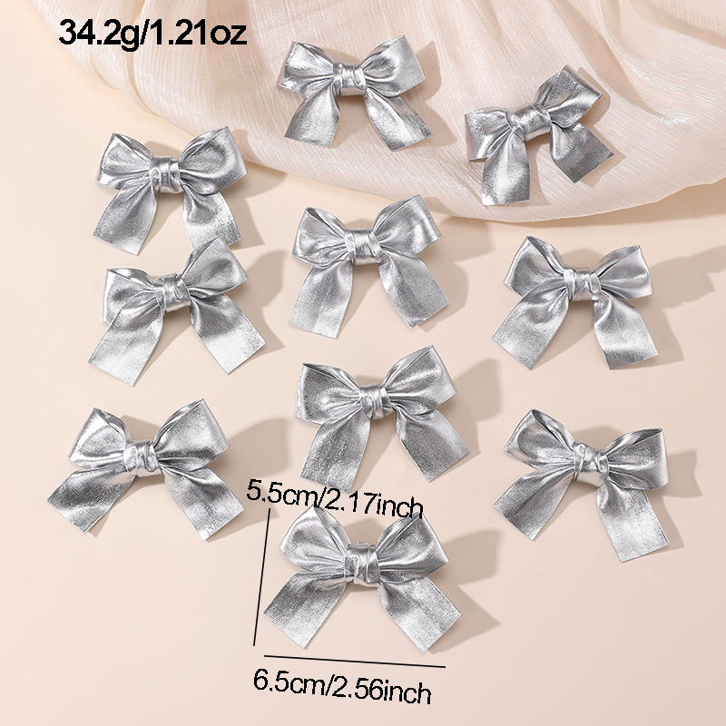 Jepit Rambut Pita Emas dan Per - Tie Clip Silver ulasan dan harga