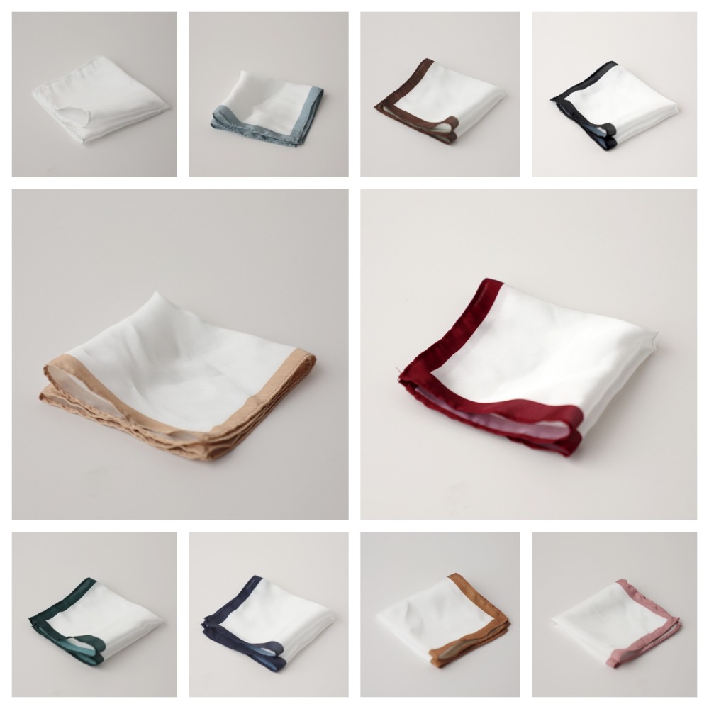 Sapu Tangan Pria Korea Model V - Pocket Square Set ulasan dan harga