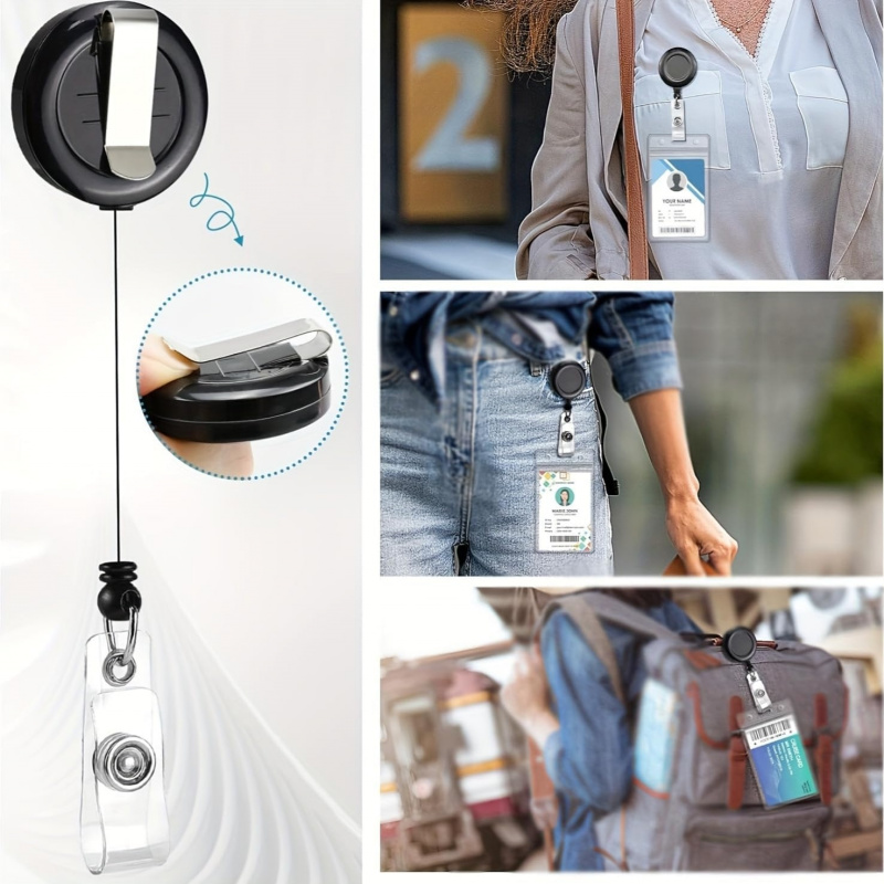 4 Buah Tali Lanyard Hitam Dapa - Lanyard Badge Holder ulasan dan harga