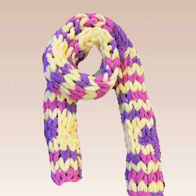 Benang Rajut Chenille Tebal Le - Woven Scarf Blanket ulasan dan harga