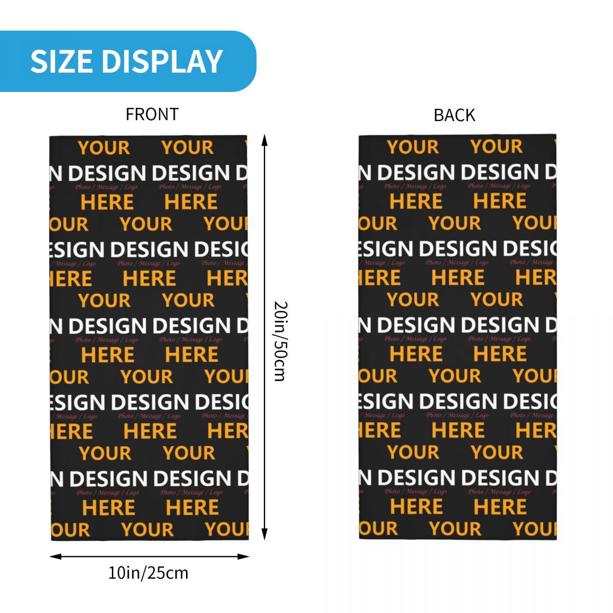 Sesuaikan Desain Anda Di Sini  - Neck Warmer Tube ulasan dan harga