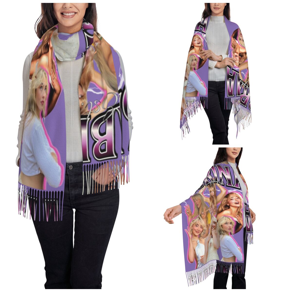 Selendang Sabrina Carpenter Er - Pashmina Wrap Large ulasan dan harga