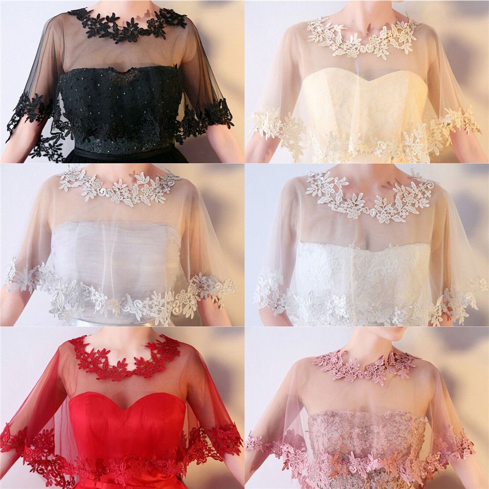 Gaun pengantin wanita, syal re - Stole Wedding Shawl ulasan dan harga