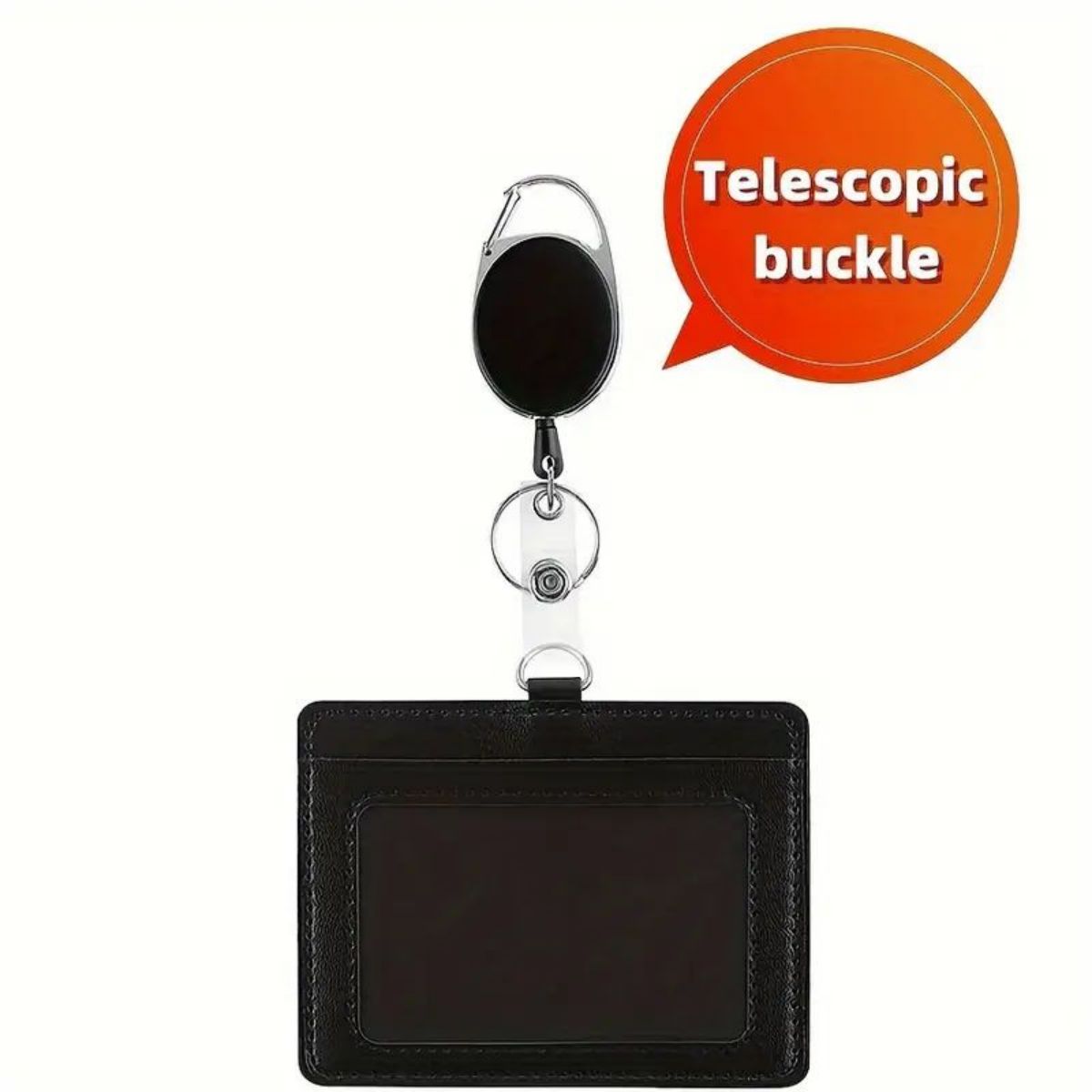 1 buah tempat lencana ID horiz - Lanyard Badge Holder ulasan dan harga
