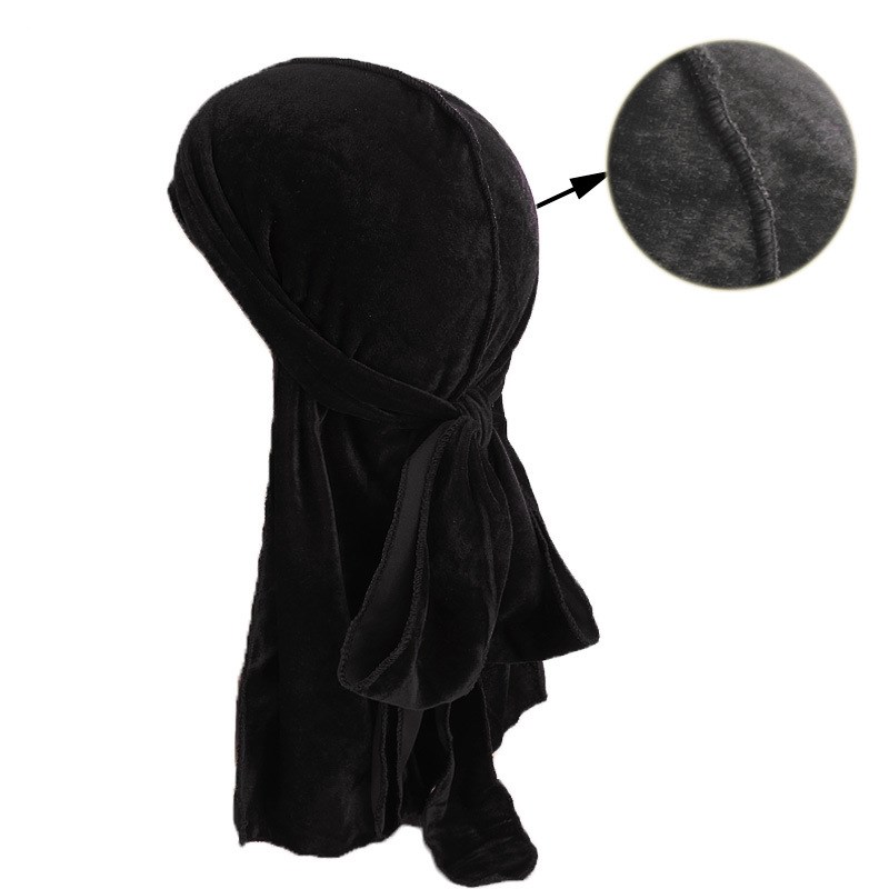 Baru Mewah Pria Beludru Durags - Bandana Doo Rag ulasan dan harga