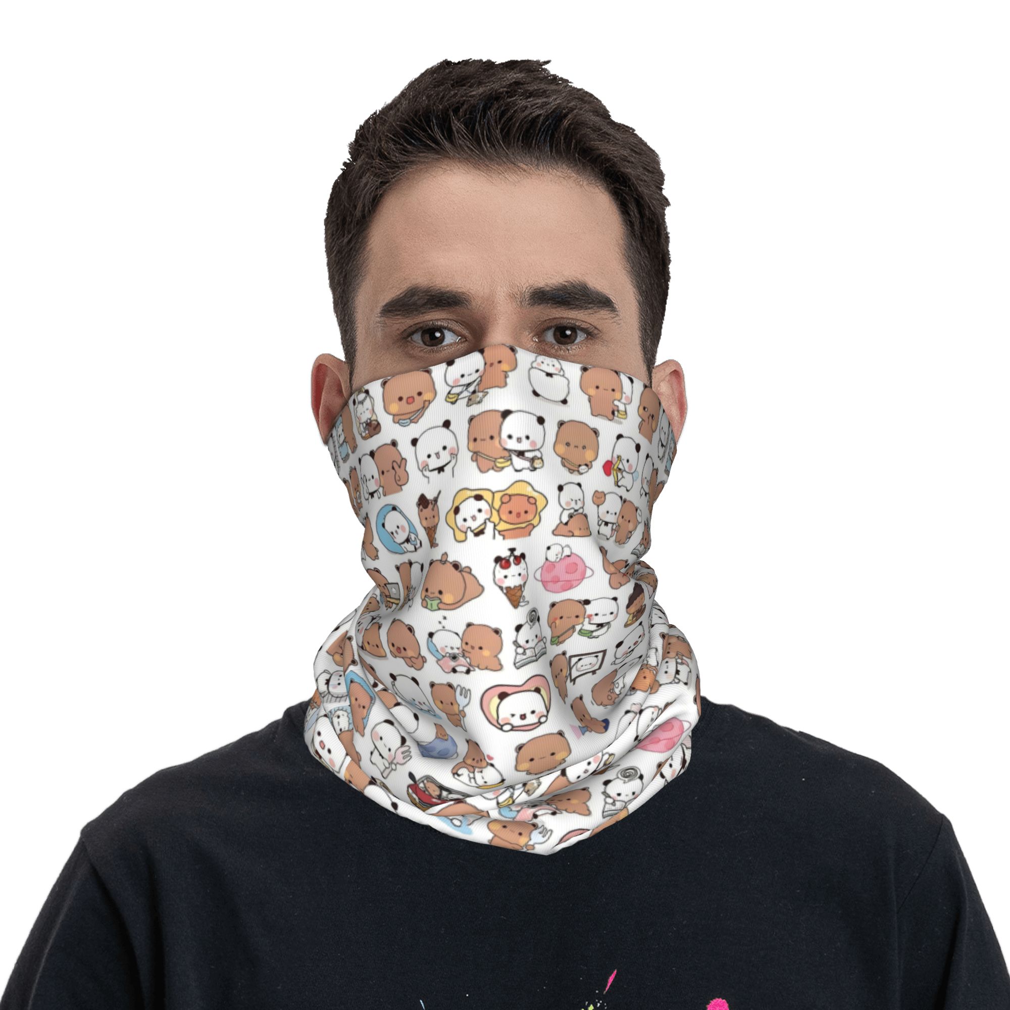 Bandana Penutup Leher Motif Be - Neck Warmer Tube ulasan dan harga