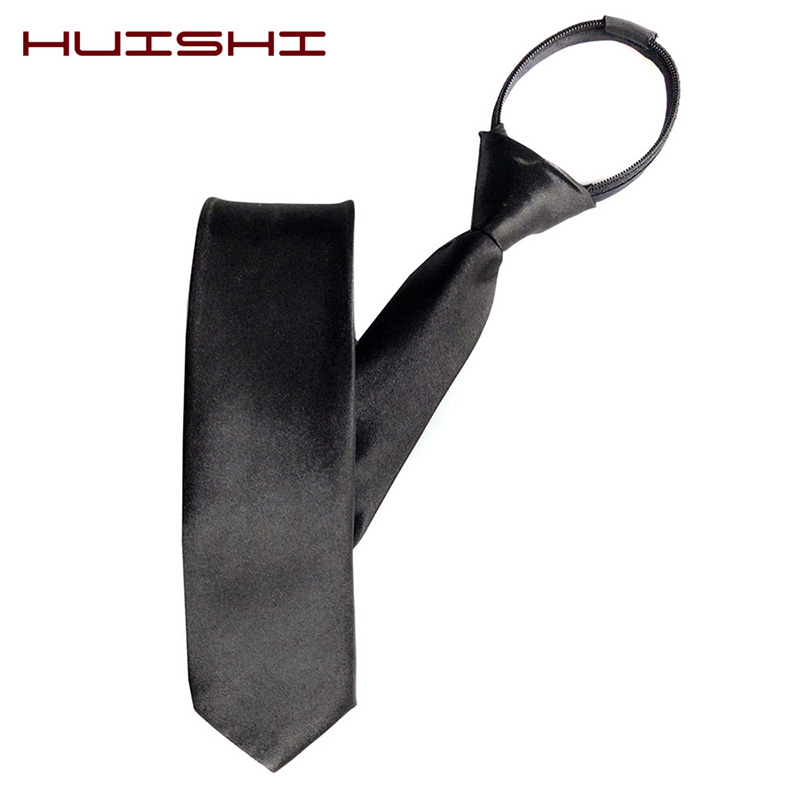 HUISHI Mens Ritsleting Dasi Ku - Skinny Tie Men ulasan dan harga
