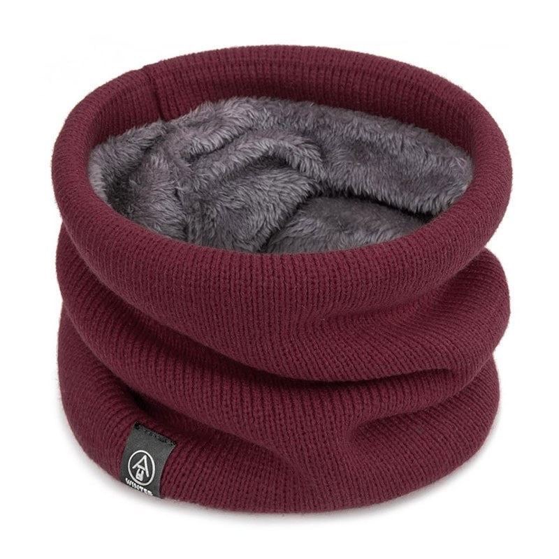 Syal Leher Tebal Mewah Rajutan - Infinity Scarf Knit ulasan dan harga