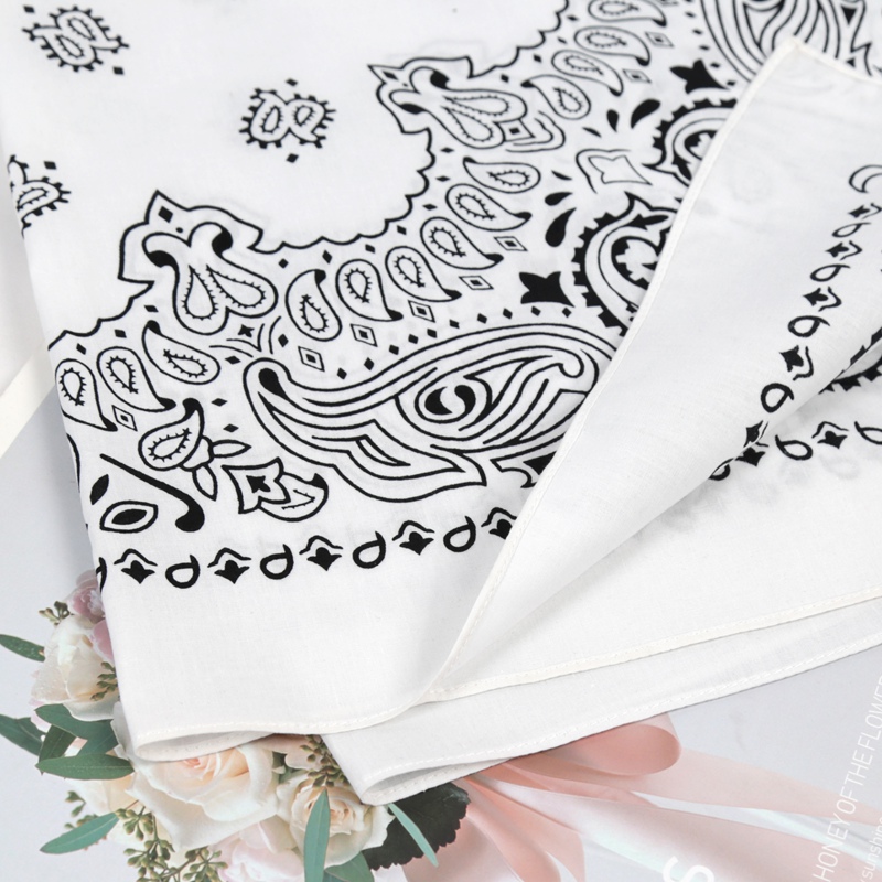 70*70Cm Uniseks Wanita 100% Ka - Bandana Cotton ulasan dan harga