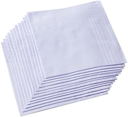 Saputangan Pria Putih Murni 10 - Handkerchief Cotton Men ulasan dan harga