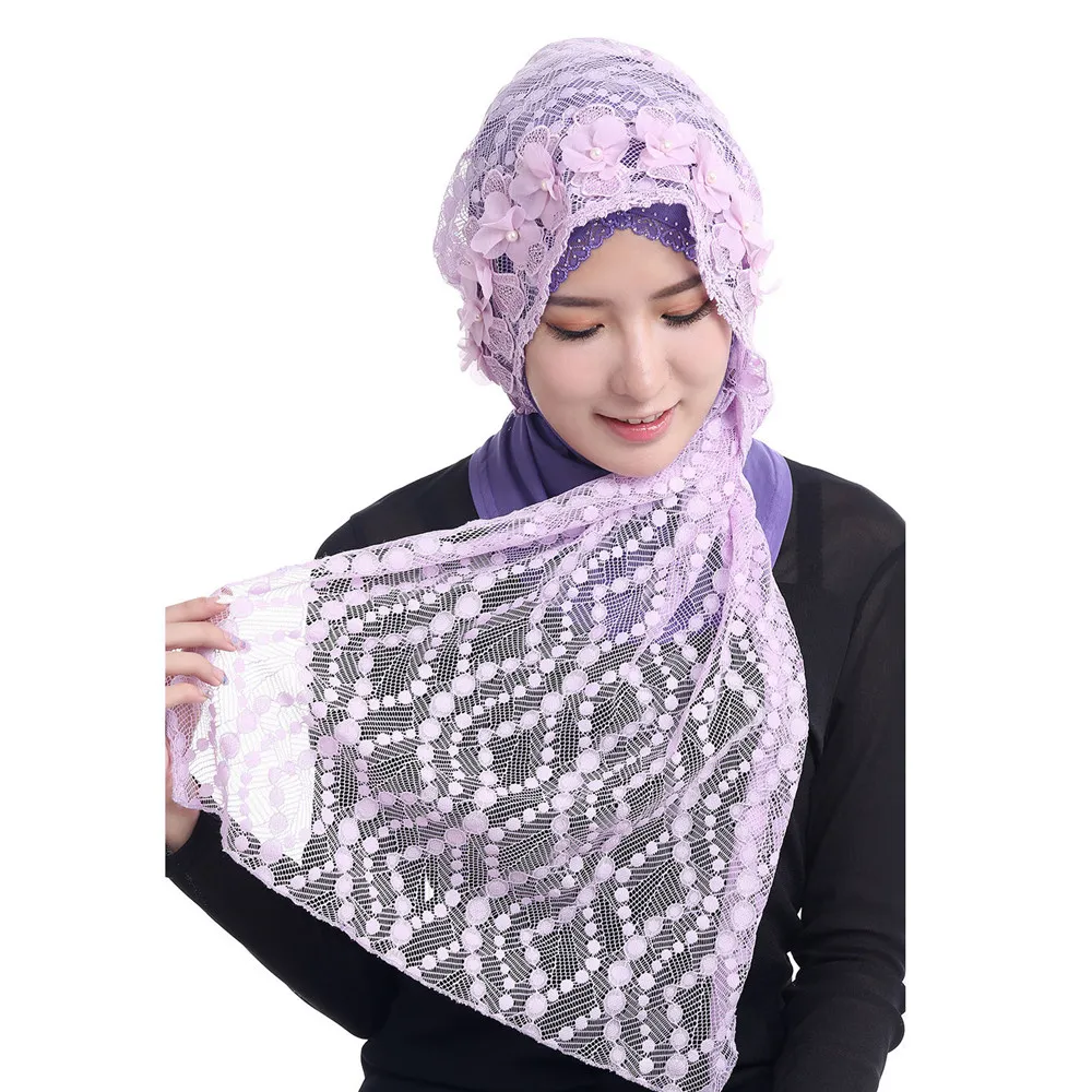 Selendang Wanita Berbahan Lace - Stole Wedding Shawl ulasan dan harga