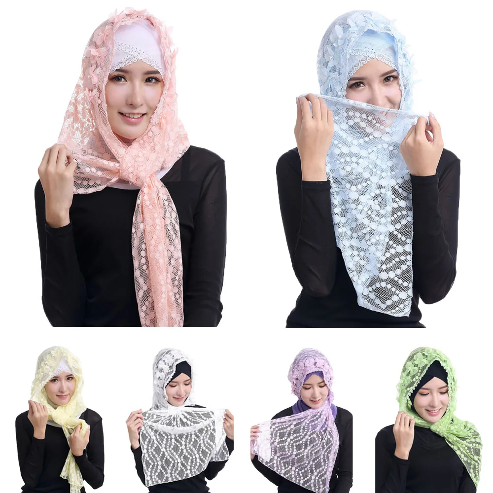 Selendang Wanita Berbahan Lace - Stole Wedding Shawl ulasan dan harga