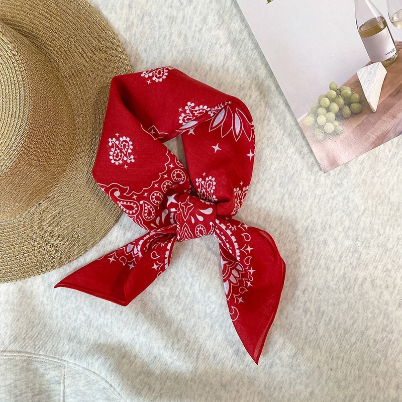 Syal Persegi 100% Katun untuk  - Bandana Cotton ulasan dan harga