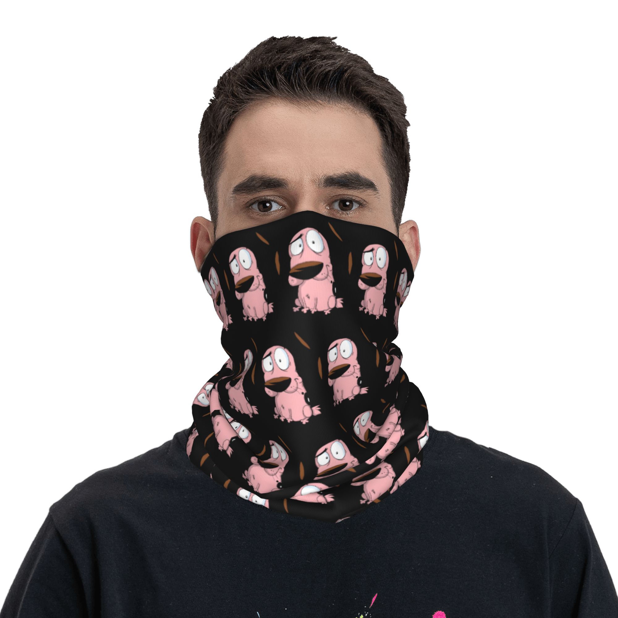 Penutup Kepala & Leher Motif K - Neck Warmer Tube ulasan dan harga