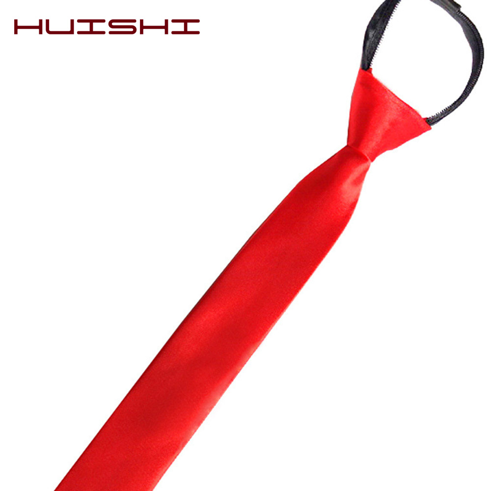 HUISHI dasi ritsleting kerah d - Skinny Tie Men ulasan dan harga