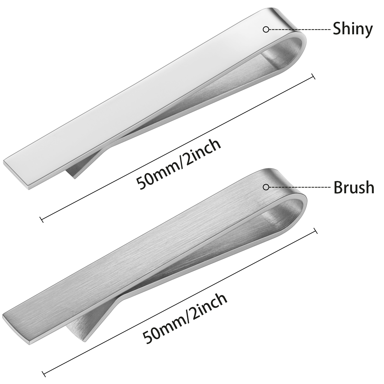 HAWSON 2 Dalam Klip Mengkilap  - Tie Bar Set Gift ulasan dan harga