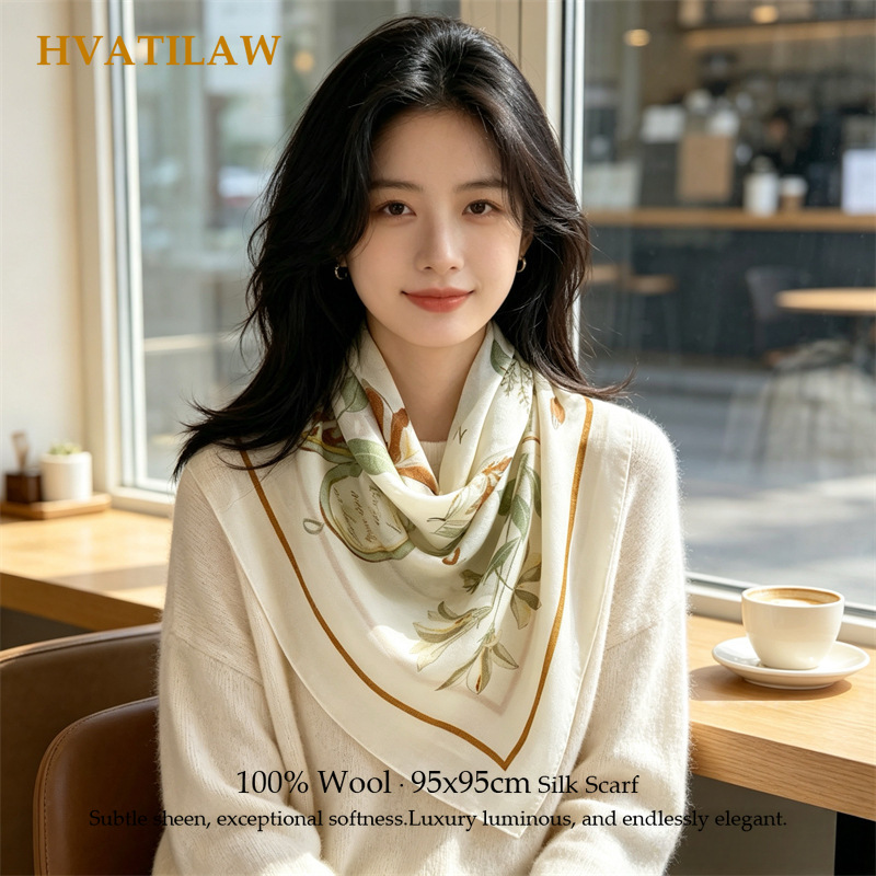 Syal Wol 100% Wanita Mewah Mus - Pashmina Wrap Large ulasan dan harga
