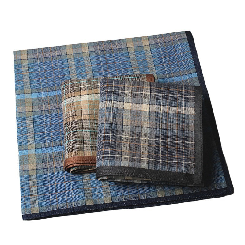 3 buah 40x40cm 100% katun Retr - Handkerchief Cotton Men ulasan dan harga
