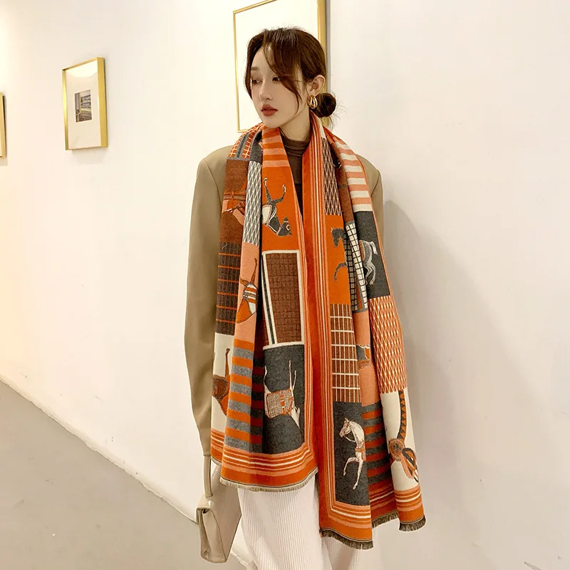 2024 baru syal kasmir musim di - Woven Scarf Blanket ulasan dan harga