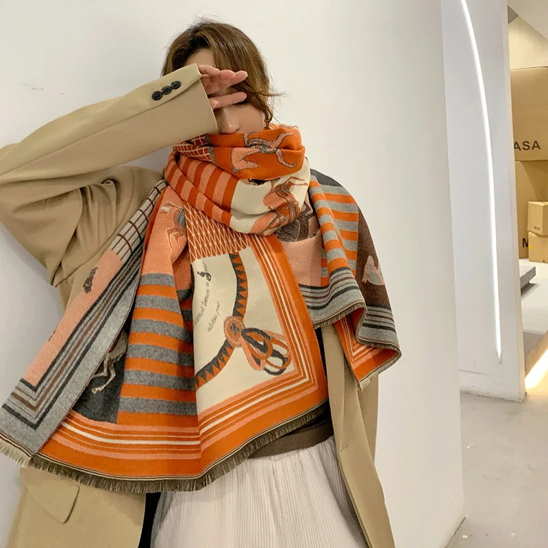 2024 baru syal kasmir musim di - Woven Scarf Blanket ulasan dan harga
