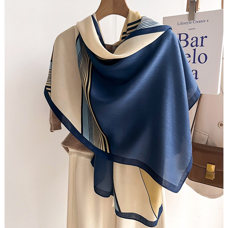 Syal merek mewah wol selendang - Pashmina Wrap Large ulasan dan harga