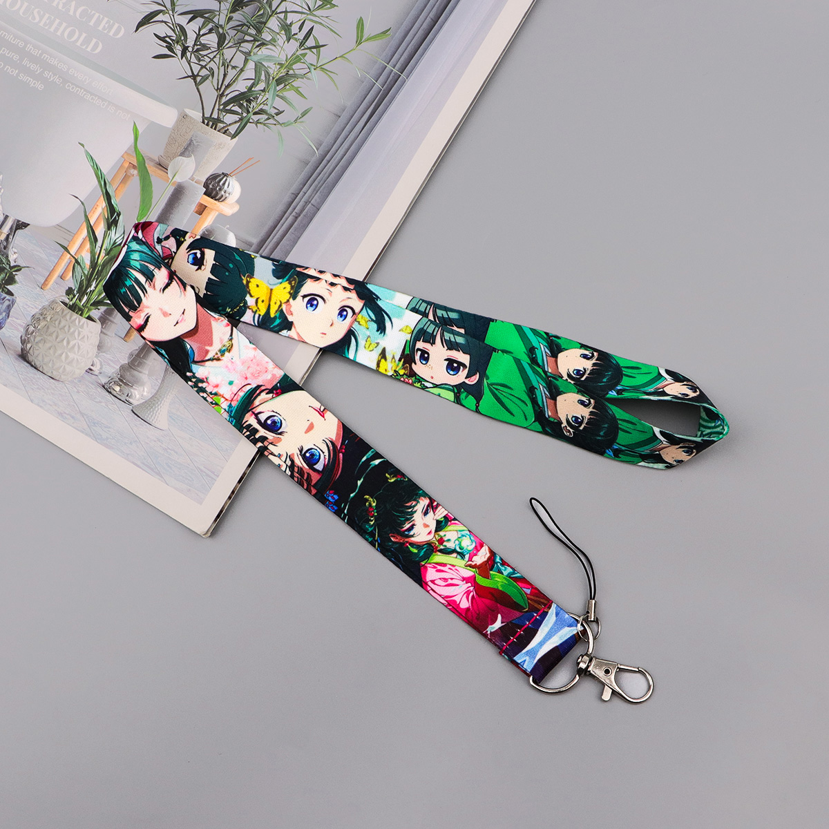 Tali Leher Gadis Anime Lucu, T - Lanyard Badge Holder ulasan dan harga