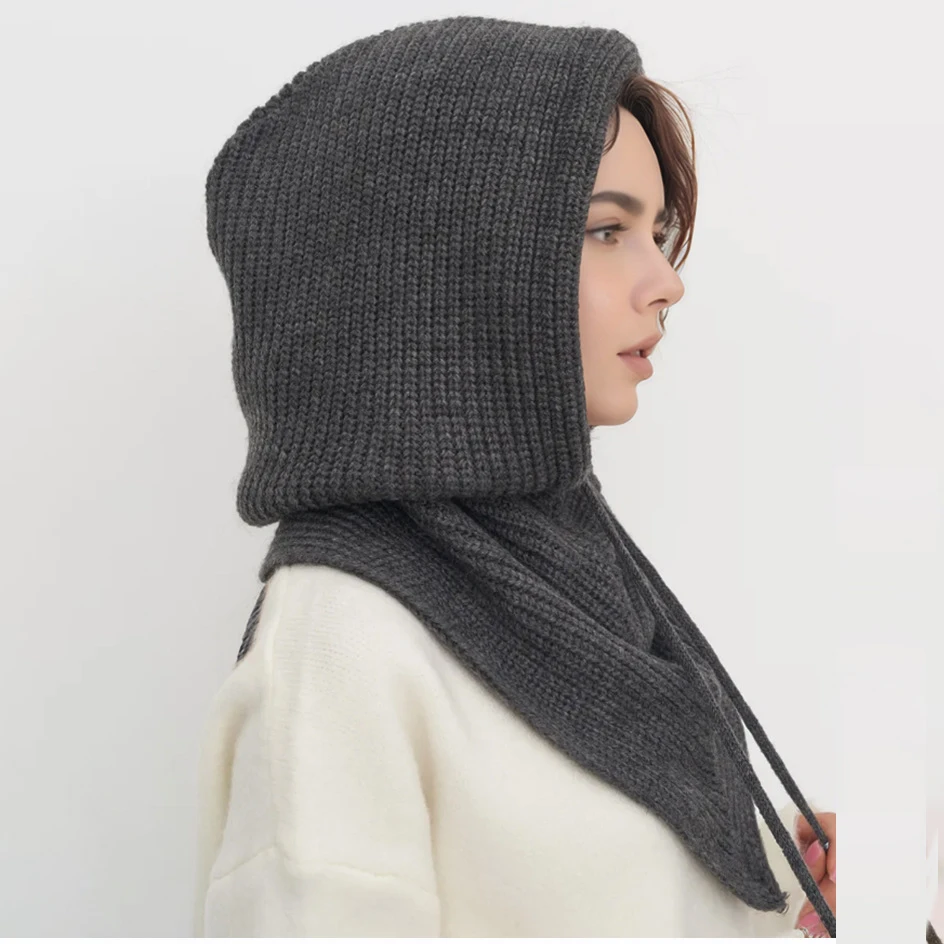 Topi Rajut Wanita dengan Syal  - Infinity Scarf Knit ulasan dan harga
