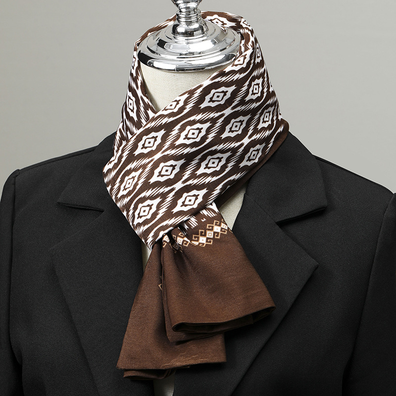 Syal Pria Imitasi Sutra, Syal  - Scarf Silk Square ulasan dan harga
