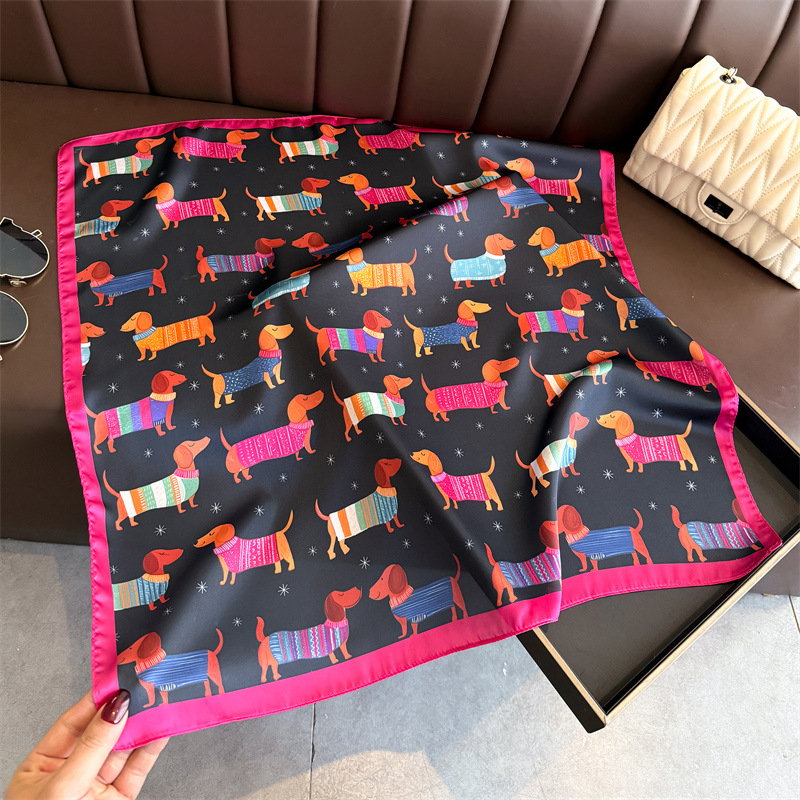 Syal Bandana Motif Anjing Wien - Face Scarf Mask ulasan dan harga