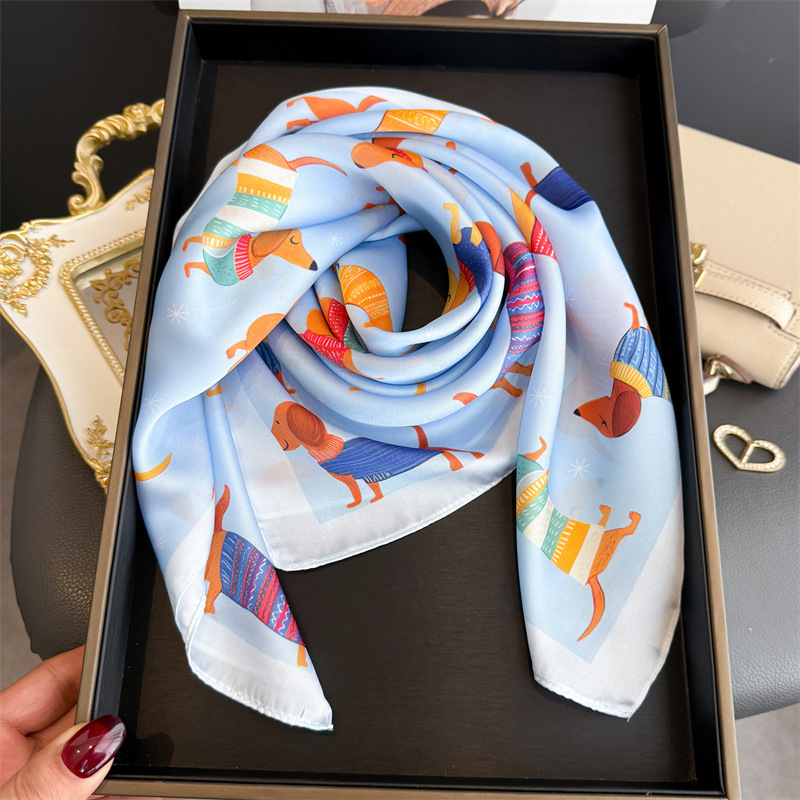 Syal Bandana Motif Anjing Wien - Face Scarf Mask ulasan dan harga
