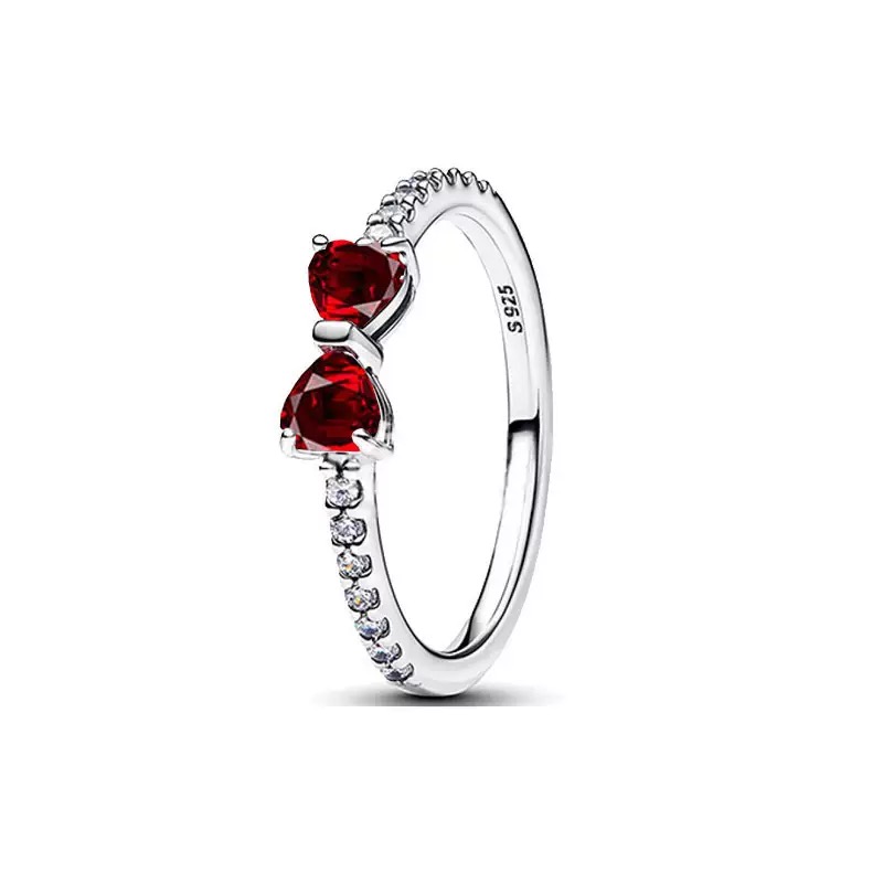 Cincin Pesona Kupu-Kupu Bunga  - Tie Clip Silver ulasan dan harga
